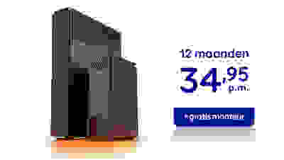 12 maanden 34,95 p.m. + Gratis Monteur