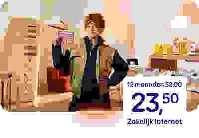Zakelijk Internet Xtra 12 maanden van € 52 voor € 23,50 per maand
