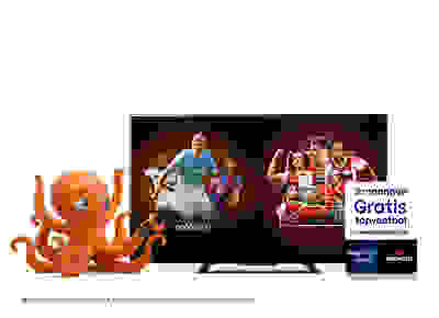 3 maanden gratis topvoetbal + welkomskorting bij 2 jarig internet en TV