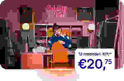 9 maanden 50% korting + 1 Welkomstcadeau (Disney+ of HBO Max)