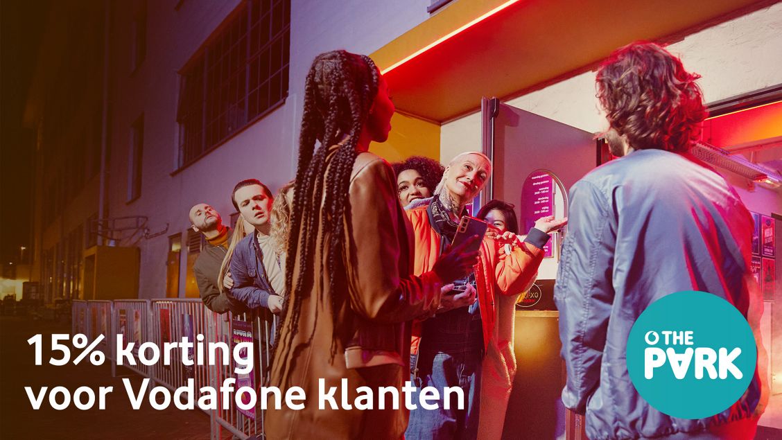 15 procent korting voor Vodafone klanten bij The Park Vodafone