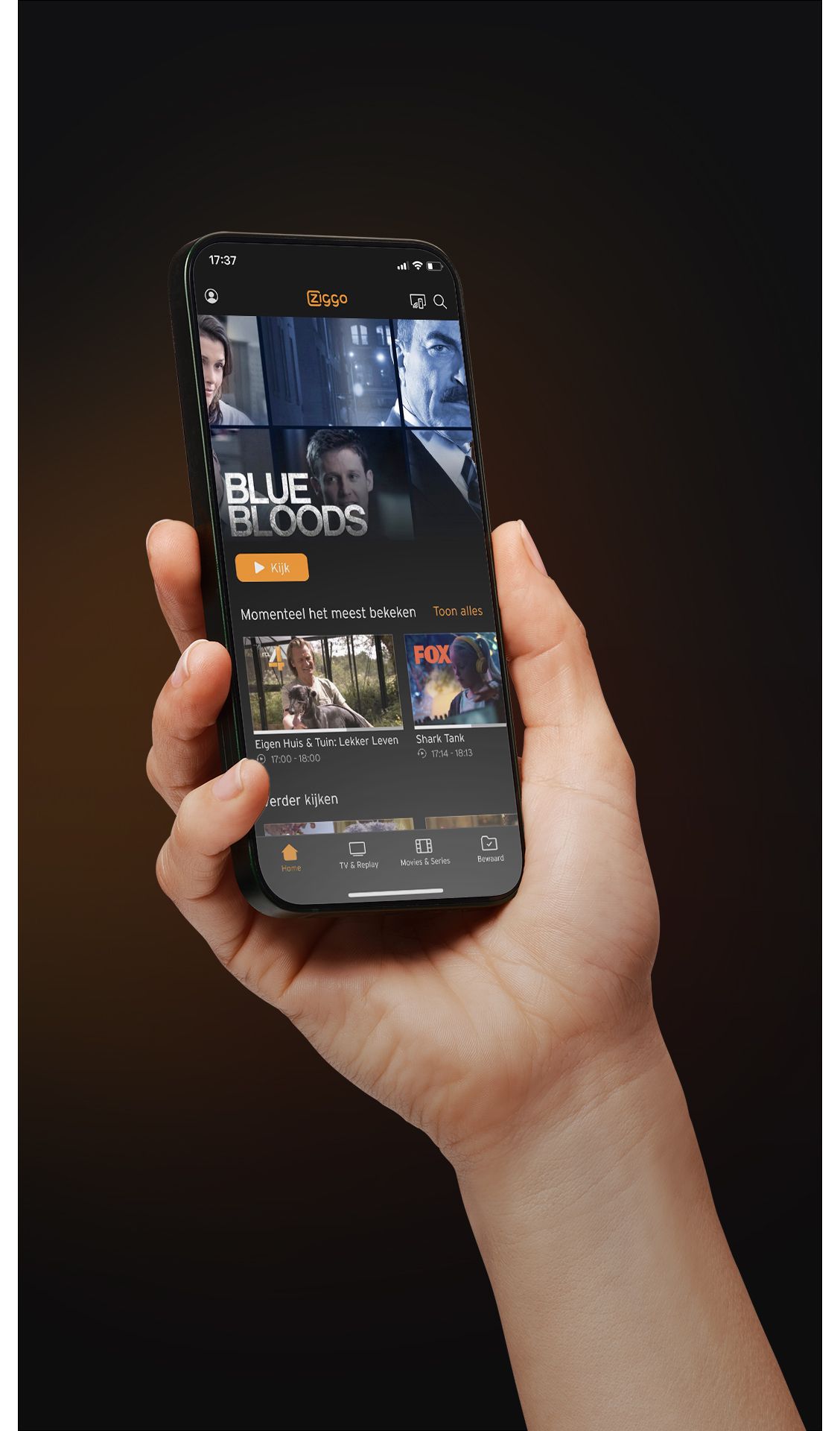 Ziggo GO op mobiel