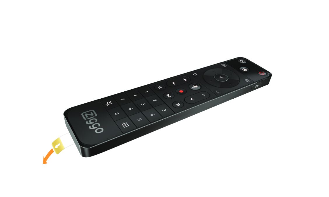 afbeelding van de afstandsbediening