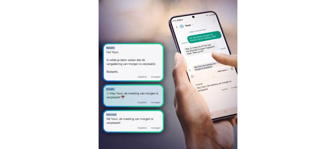 Bericht versturen op de Samsung Galaxy S24+