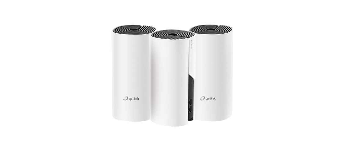 Afbeelding van de set van 4 TP-Link Deco m4 wifi-versterkers