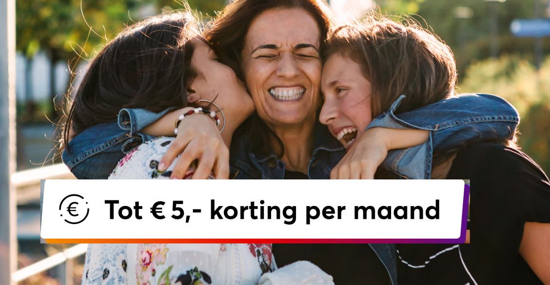 Tot € 5,- korting per maand bij Vodafone