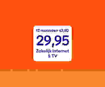 Tot 12 maanden korting op Zakelijk Internet van € 67,50 voor € 29,95