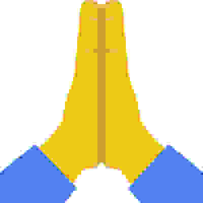 handen op elkaar emoji