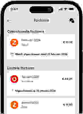 Vodafone & Ziggo app facturen bekijken