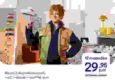 12 maanden € 29,95 per maand bij een 2-jarig Zakelijk Internet Xtra abonnement van Ziggo Zakelijk.