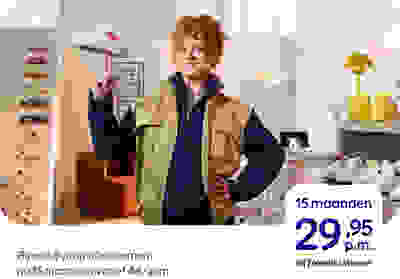 15 maanden € 29,95 bij een 3-jarig Zakelijk Internet-abonnement. Na 15 maanden vanaf € 44 p.m.