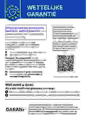 Een afbeelding van de PDF over Wettelijke Garantie