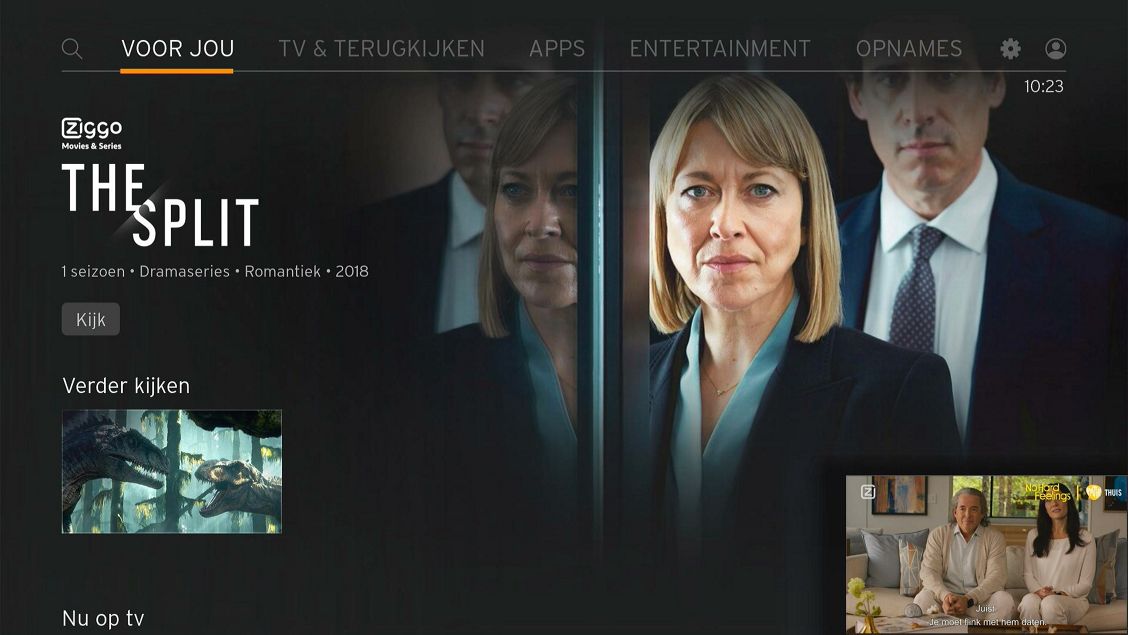 je nieuwe startscherm