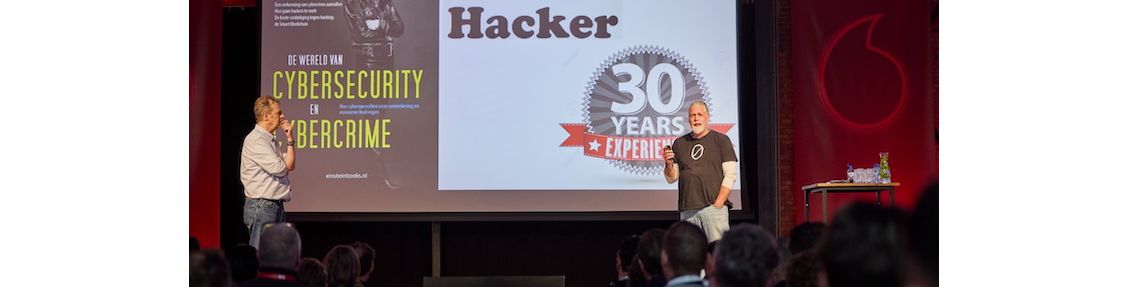 Slachtoffer en hacker op één podium:  good guy, bad guy