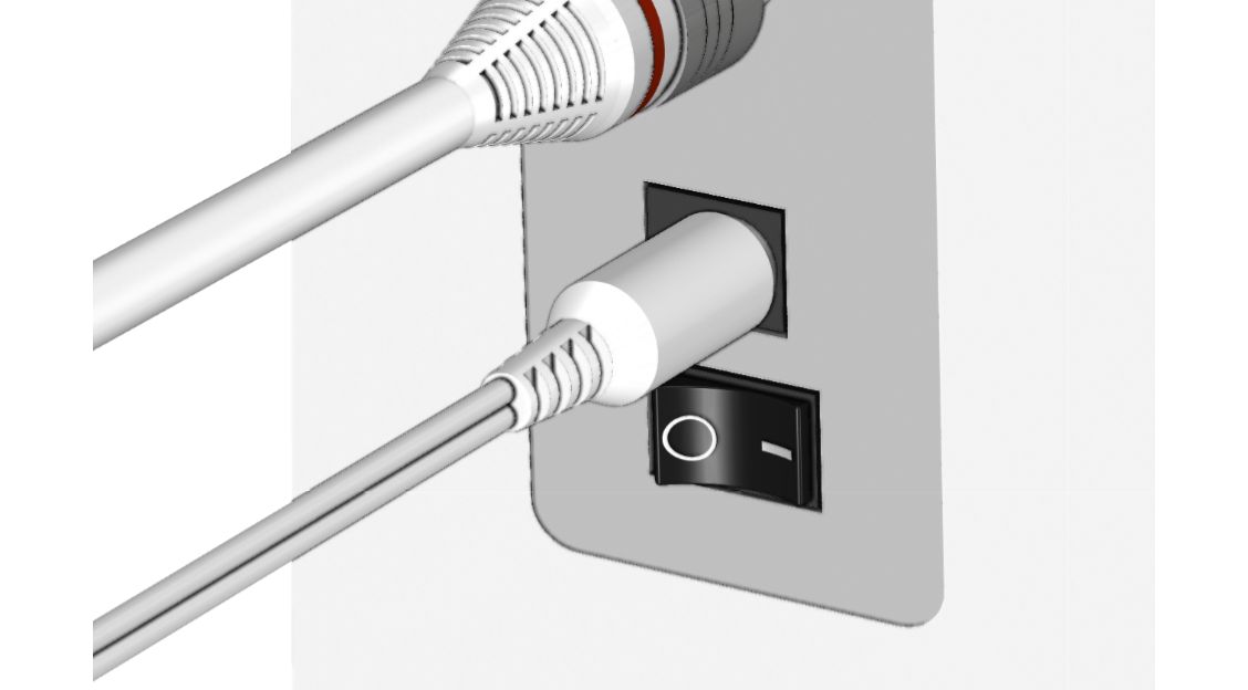 afbeelding van de aan- uitknop op het modem