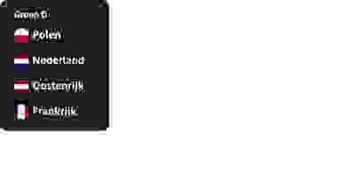 Groep D met Polen, Nederland, Oostenrijk en Frankrijk