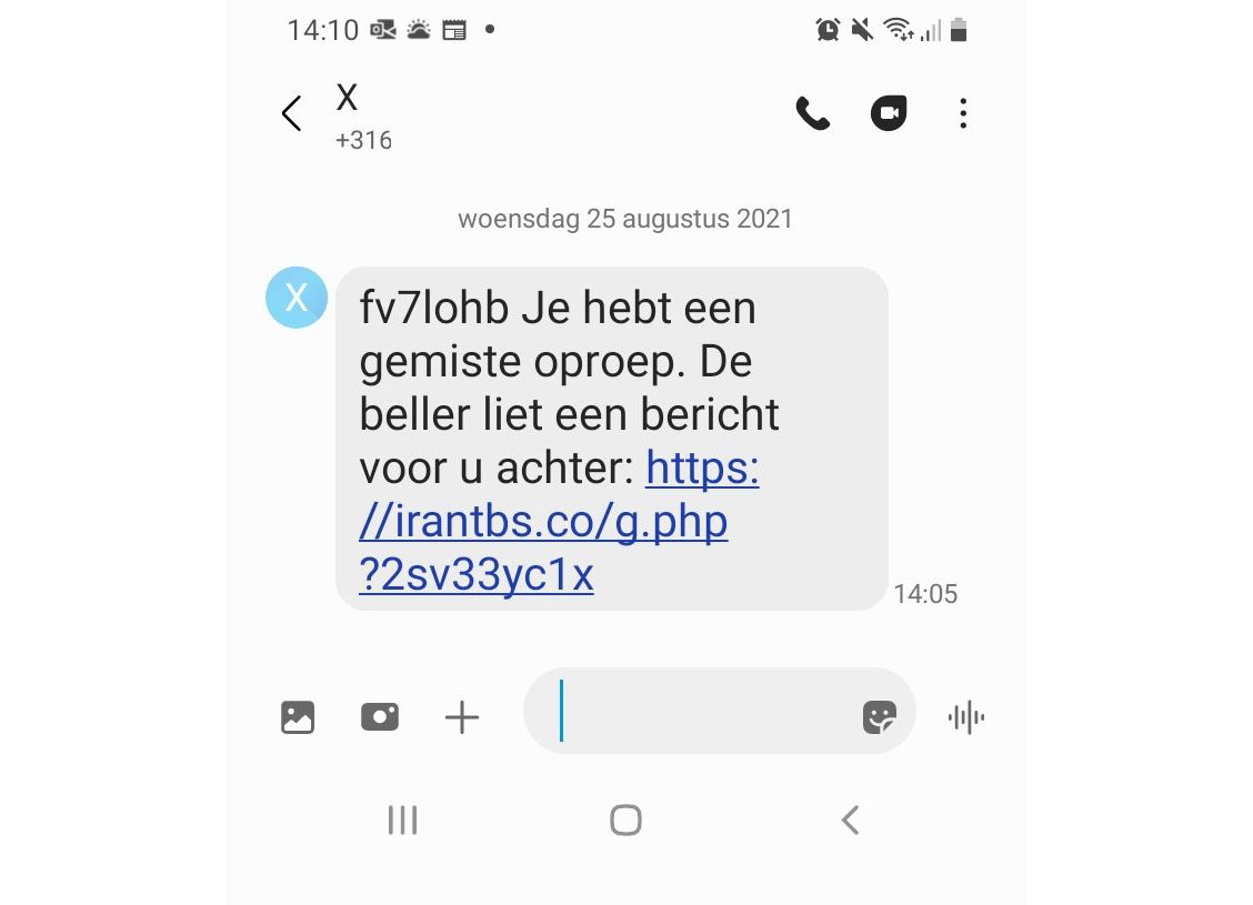 FluBot sms