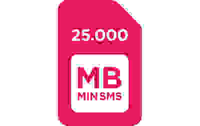 25.000 MB / MIN / SMS