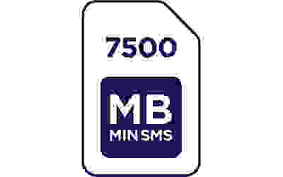 7500 MB / MIN / SMS