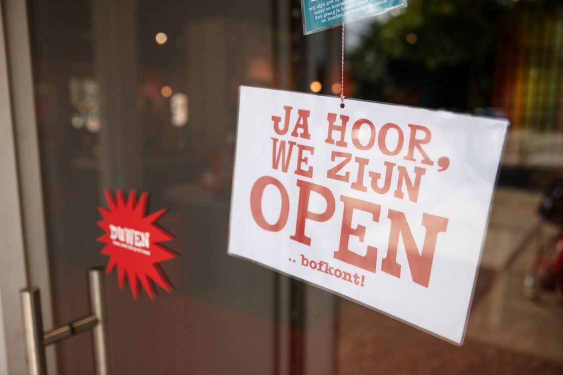 Tony's Chocolonely uithangbord