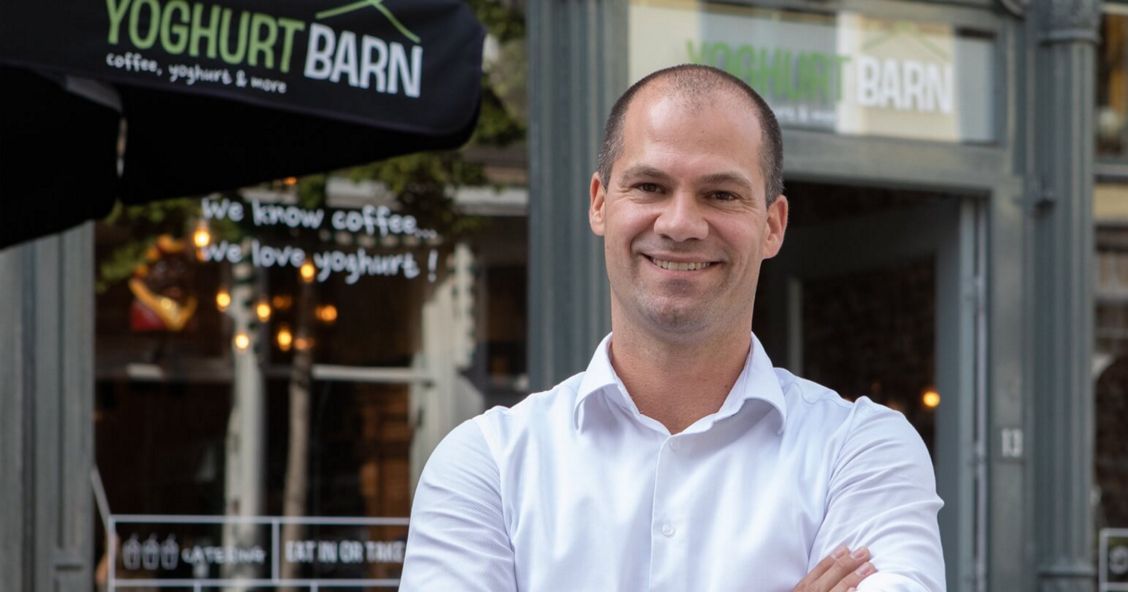 Ondernemer Wouter Staal van Yoghurt Barn