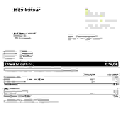 factuur voorbeeld 2